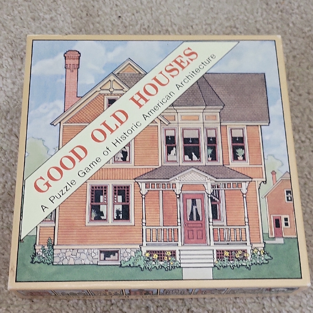 FREE W ANY PURCHASE! Good Old Houses Puzzle Game Brand New